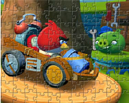 puzzle - Angry Birds red racer