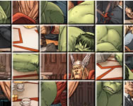 puzzle - Photo mess hulk with friends