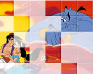puzzle - Sort My Tiles Aladdin and Jasmine