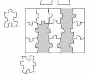 puzzle - White jigsaw