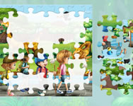 Zoo jigsaw puzzle game