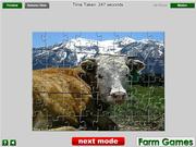Alpine cow jigsaw puzzle jtkok ingyen