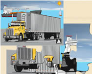 Cargo truck jigsaw online jtk