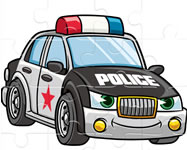 puzzle - Cartoon police cars puzzle