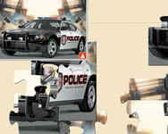 Charger police car jigsaw puzzle jtkok ingyen