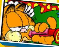 Garfield játékok puzzle 3 játékok ingyen