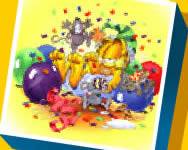 Garfield játékok puzzle 7 játékok ingyen