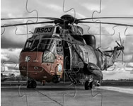 Military helicopter puzzle jtkok