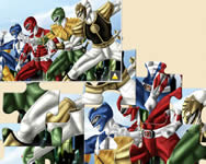 Power Rangers jigsaw puzzle jtkok ingyen