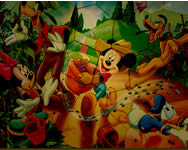 Puzzle mania Mickeys garden puzzle jtkok