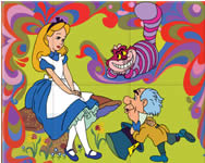 Sort my tiles Alice in Wonderland puzzle jtkok ingyen