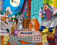 puzzle - Sort my tiles Lady and the Tramp