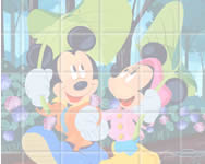 puzzle - Sort my tiles Mickey and Minnie