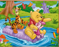 puzzle - Sort my tiles Pooh Pigle and Tigger