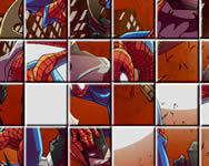 puzzle - Spiderman with heroes
