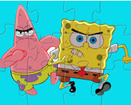 puzzle - Spongebob and Patric in action
